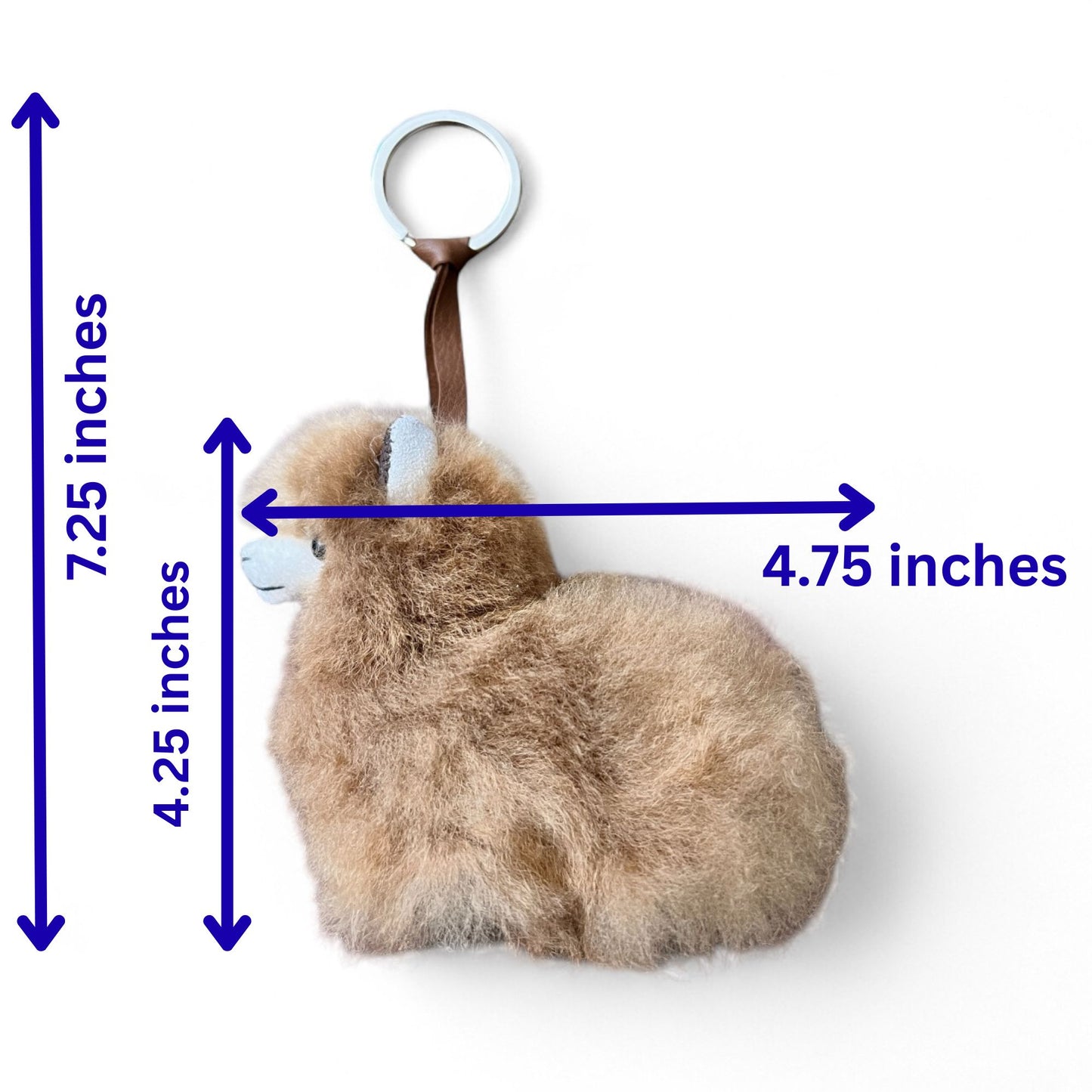 FUR ALPACA ZIPPER CHARM