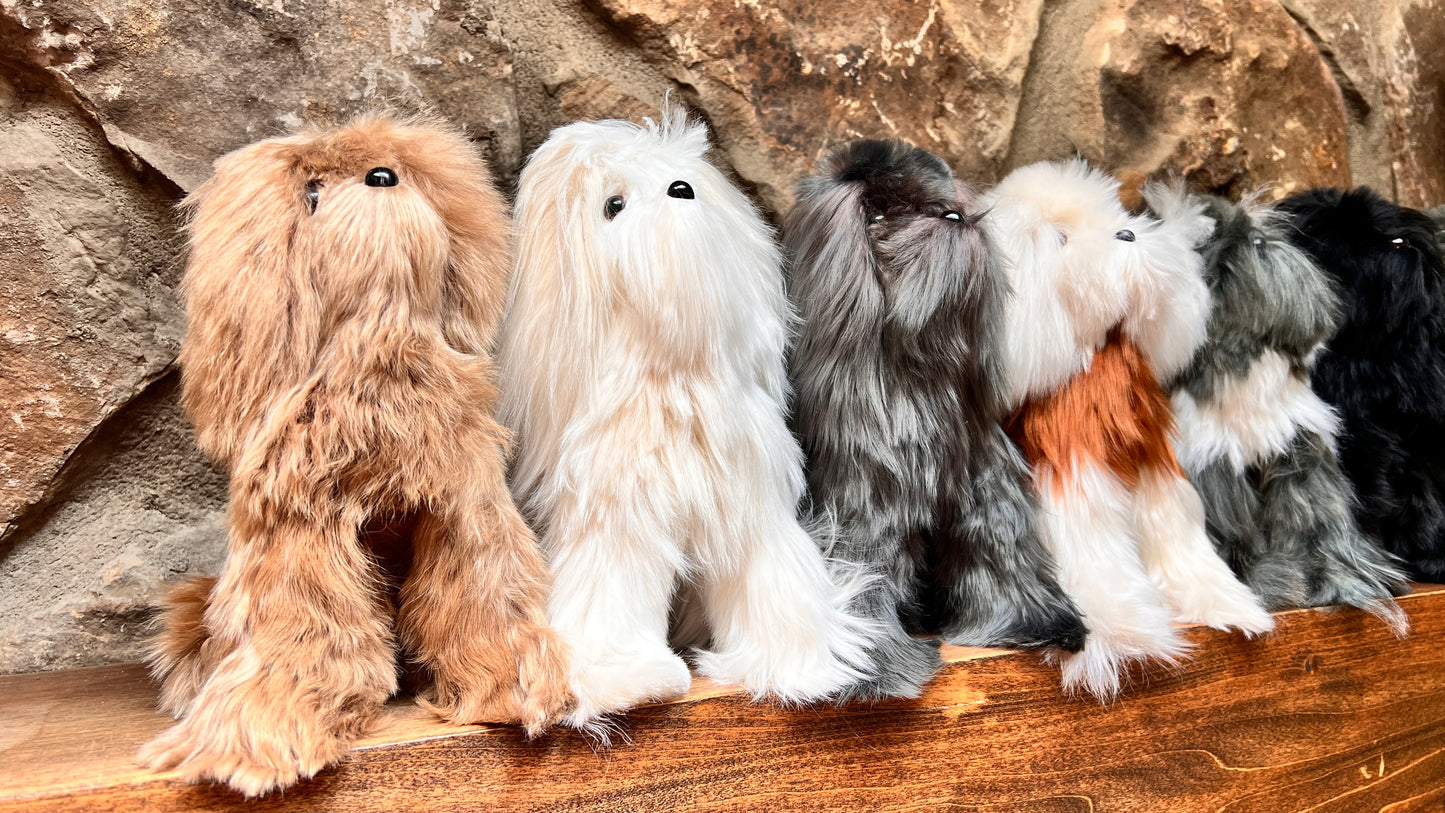 Medium Alpaca Fur Dog