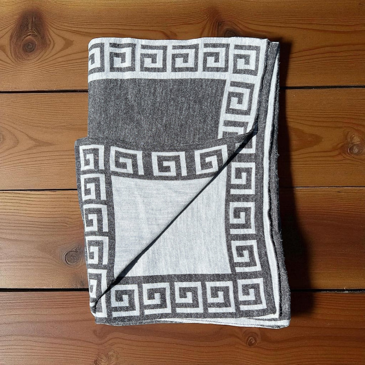 Alpaca Reversible CHACANA Shawl.