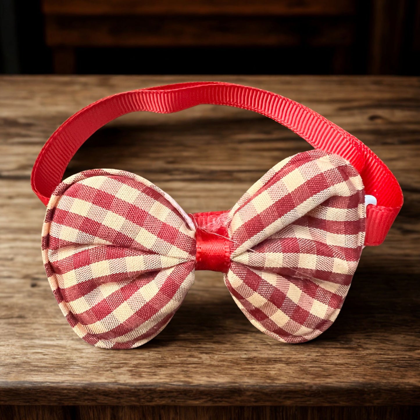 CUTIE PIE dog bows with strap.