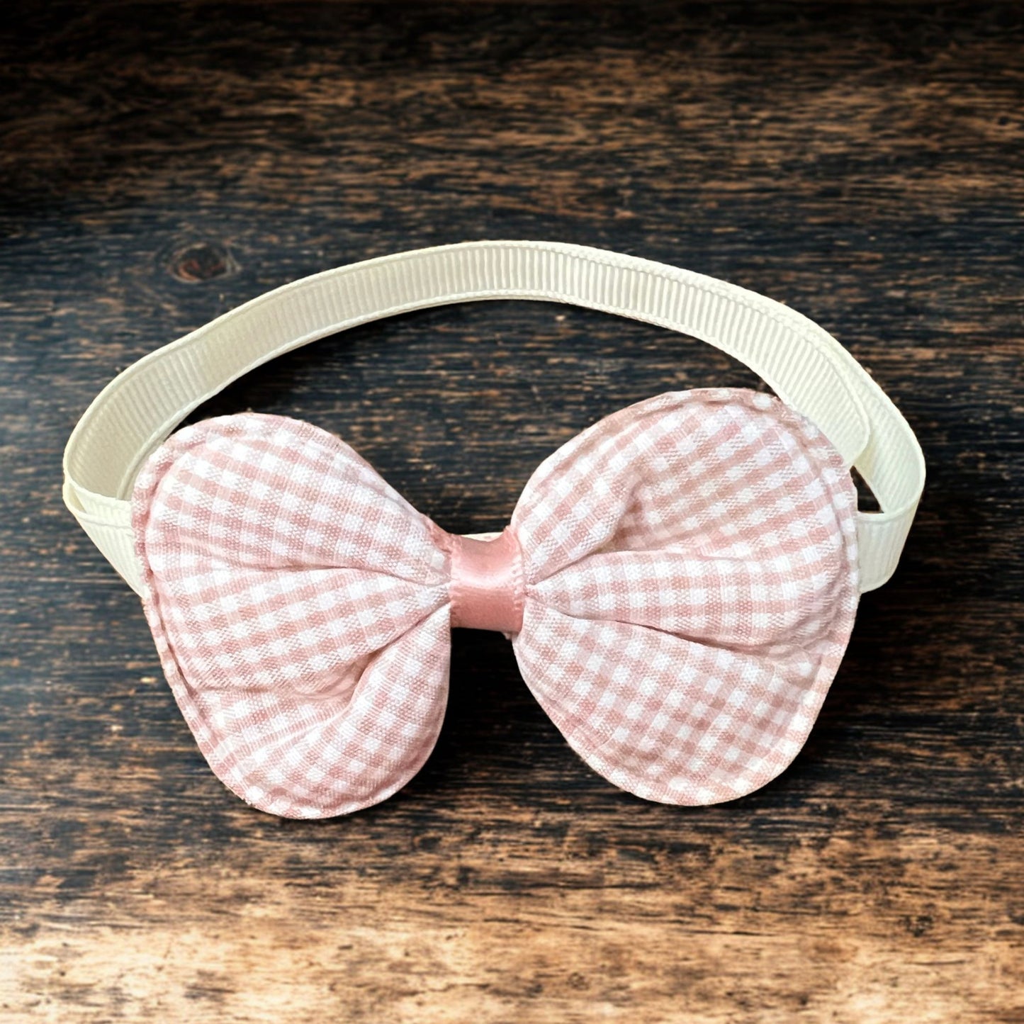CUTIE PIE dog bows with strap.