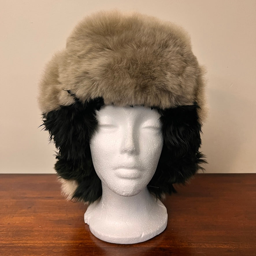 Luxury Peruvian Alpaca Fur Trapper Hat.