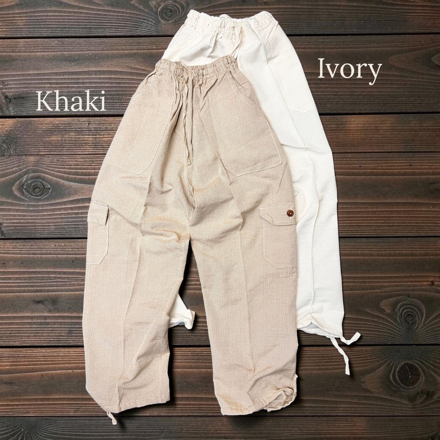 Luxury Solid Color Boho Harem Pants | Peruvian Pima Cotton Resort & Beach Pants for Women