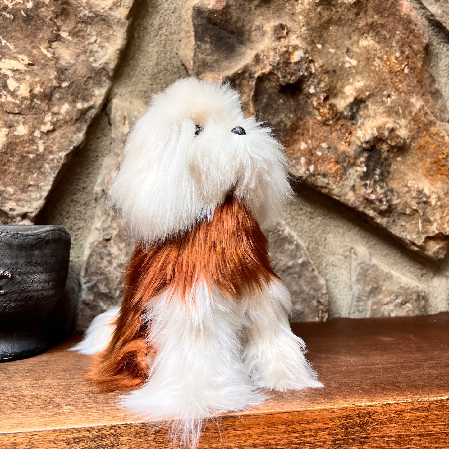 Medium Alpaca Fur Dog