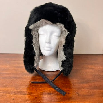Luxury Peruvian Alpaca Fur Trapper Hat.
