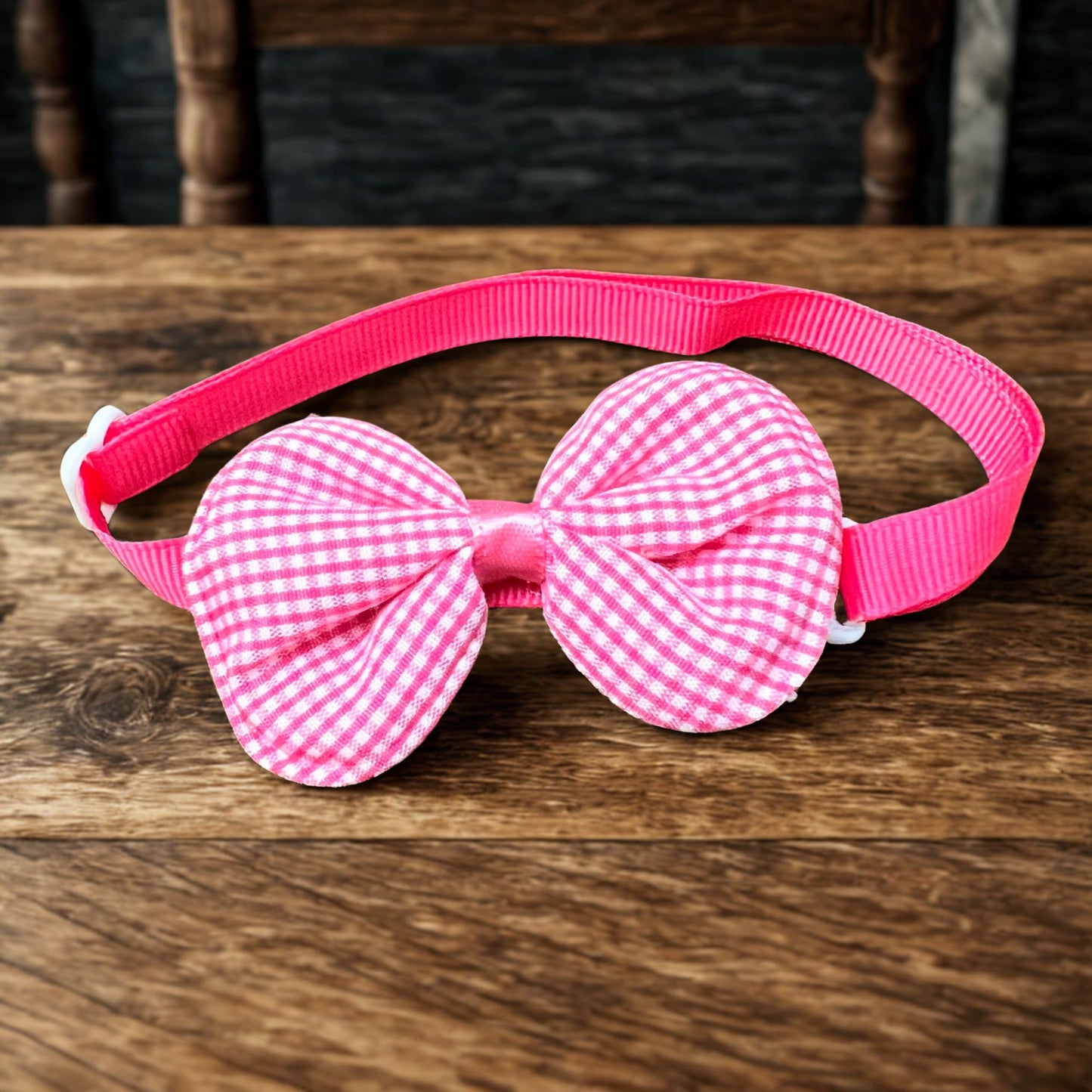 CUTIE PIE dog bows with strap.