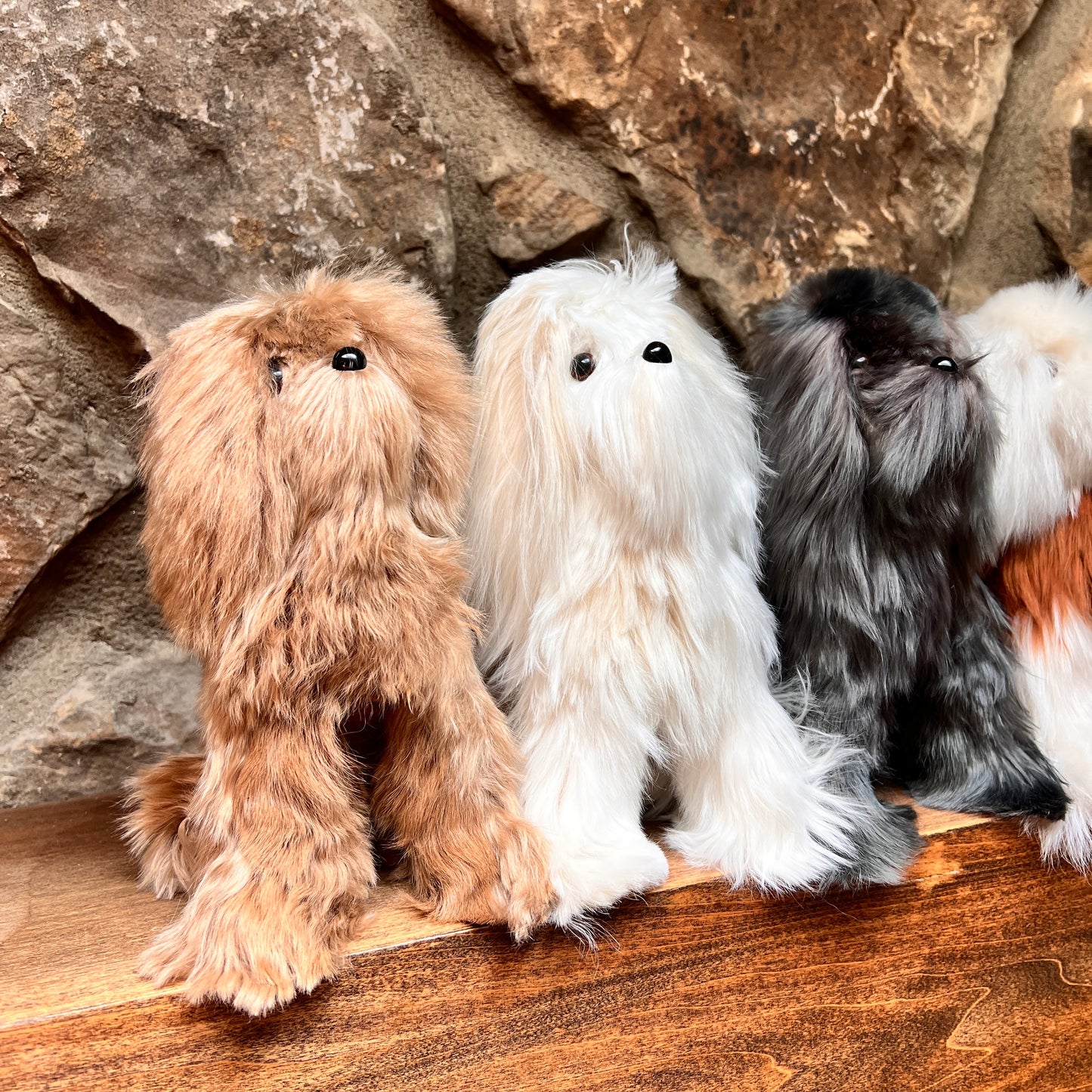 Medium Alpaca Fur Dog