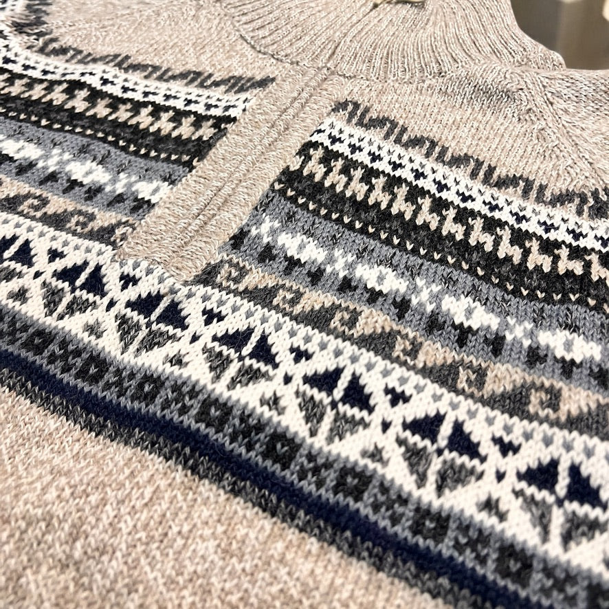 Quarter Zip ALPACA CUSCO Sweater.