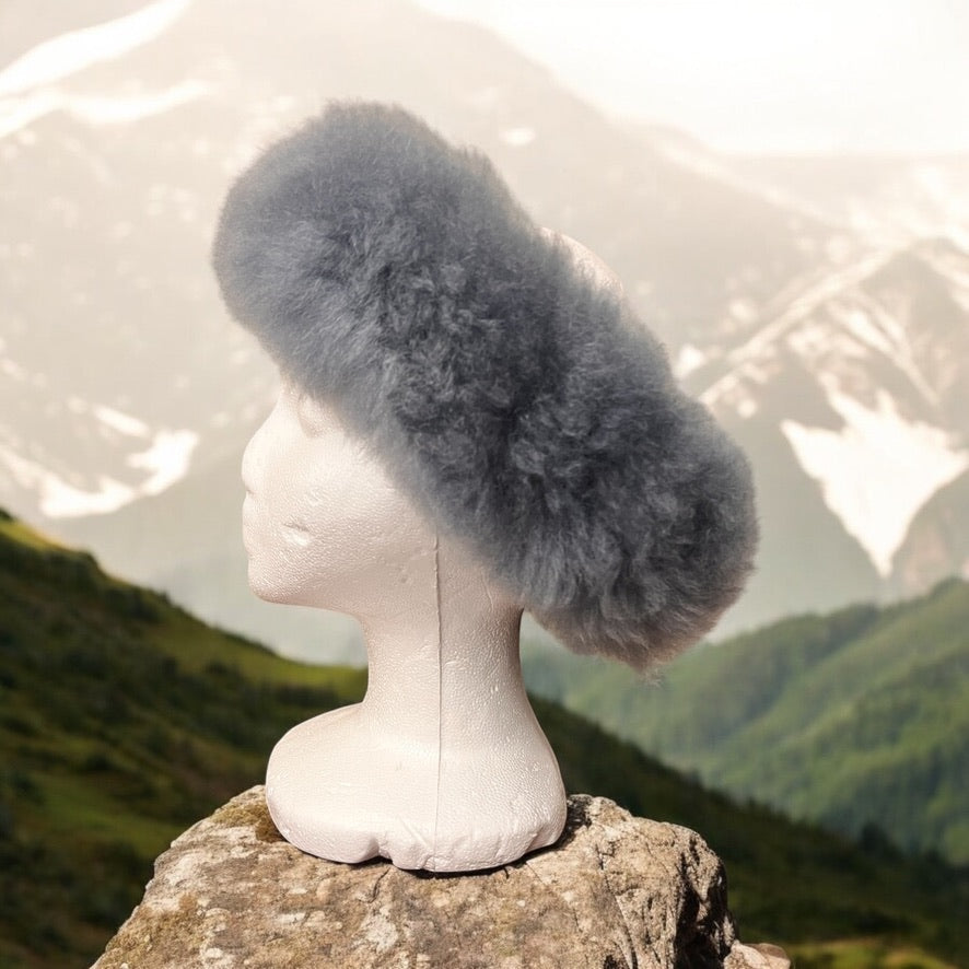 Baby Alpaca Fur Earwarmer and Neck Warmer