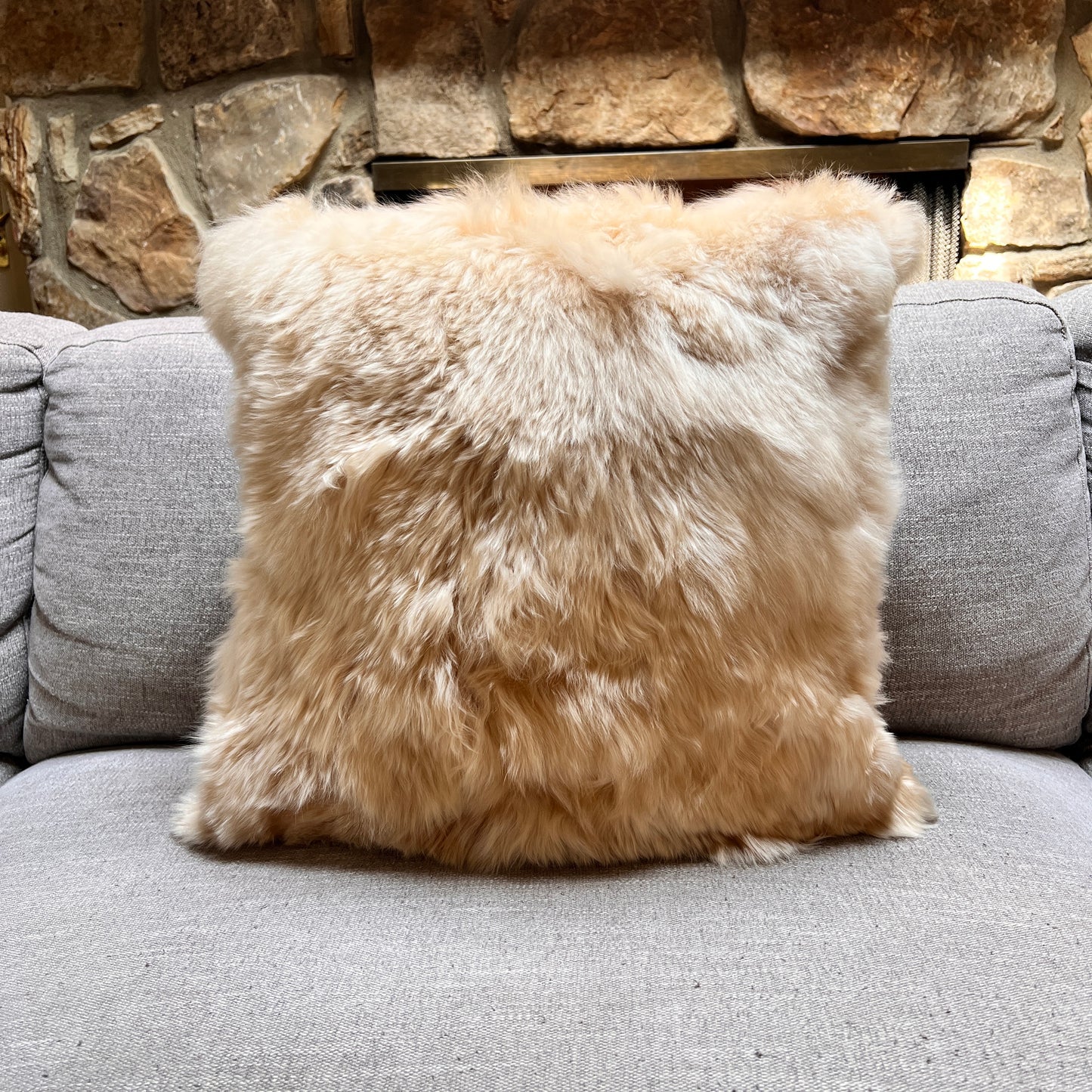 Baby Alpaca Fur Pillow 20x20