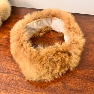 Baby Alpaca Fur Earwarmer and Neck Warmer