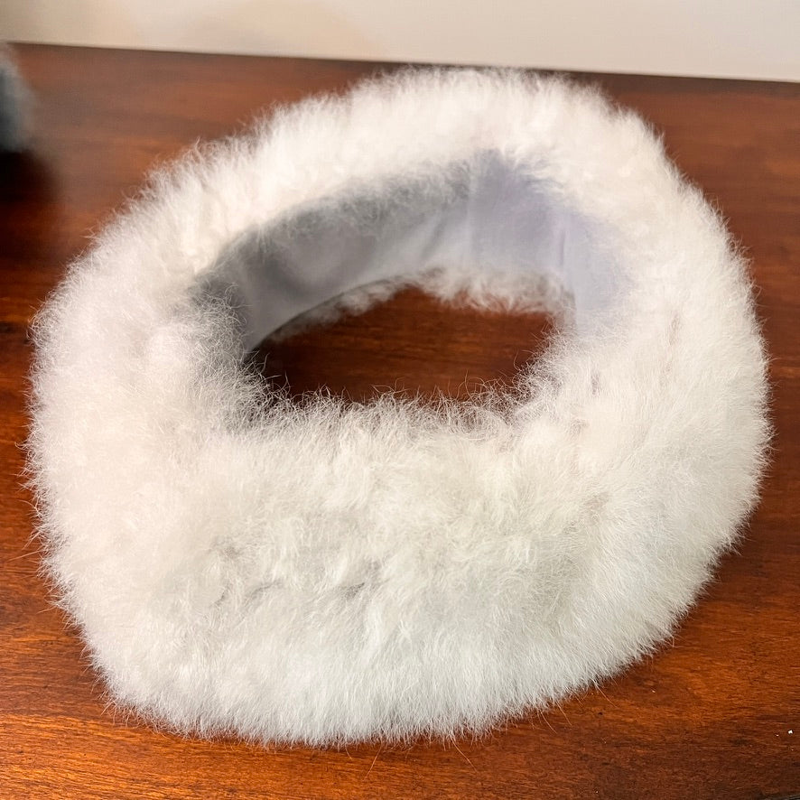Baby Alpaca Fur Earwarmer and Neck Warmer