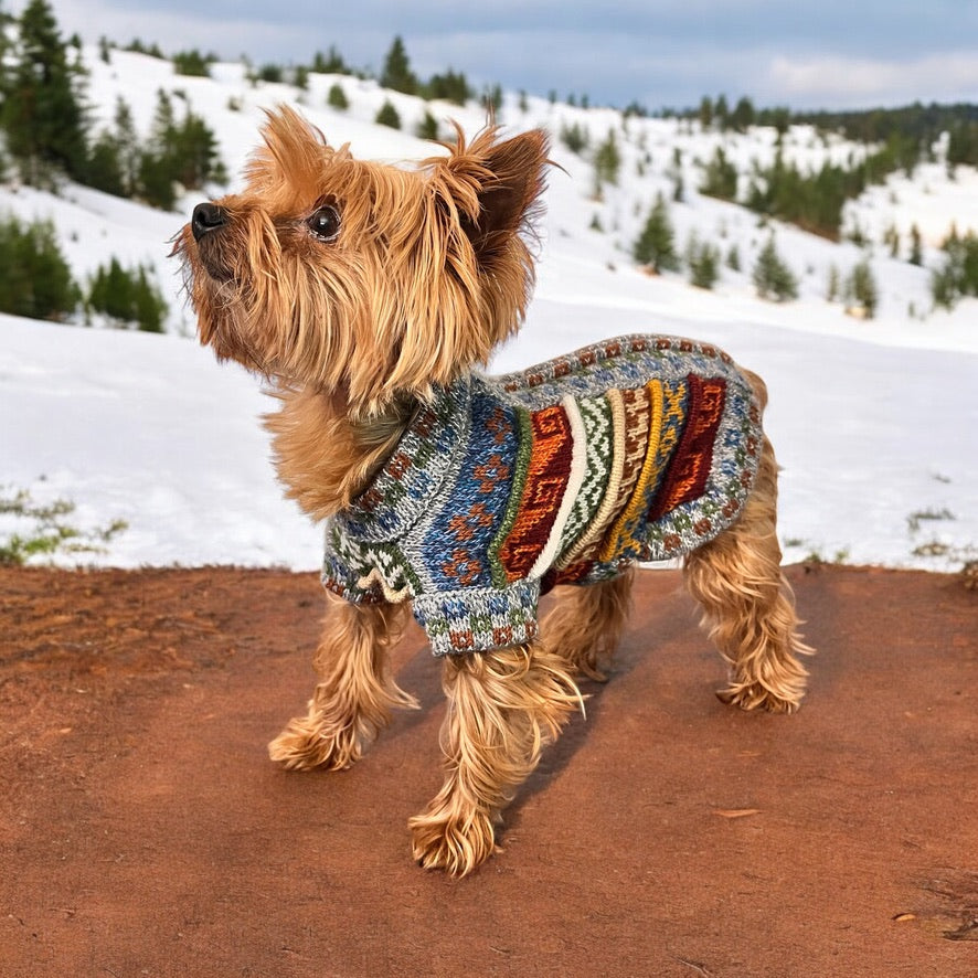 CUSCO style dog sweater