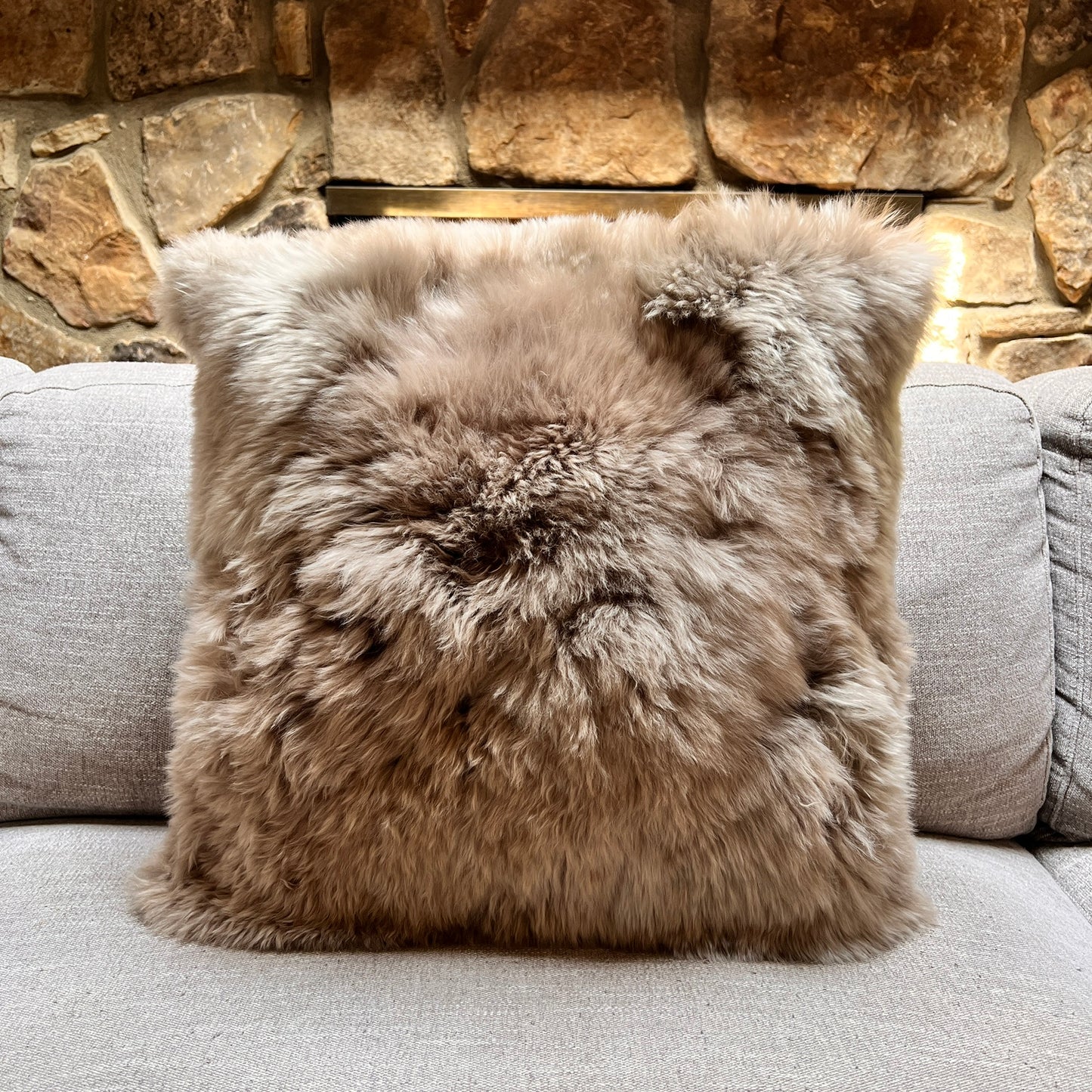 Baby Alpaca Fur Pillow 20x20