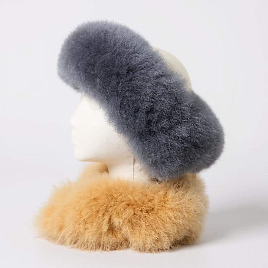 Baby Alpaca Fur Earwarmer and Neck Warmer