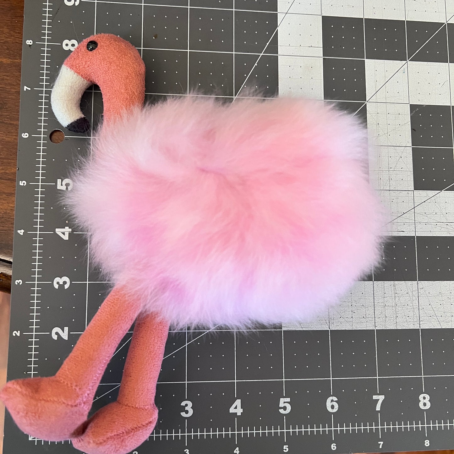 HANDMADE luxury baby Alpaca fur Flamingo