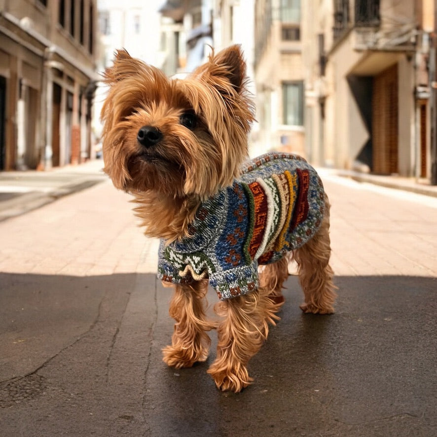 CUSCO style dog sweater