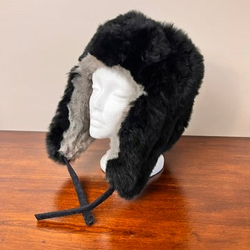 Luxury Peruvian Alpaca Fur Trapper Hat.