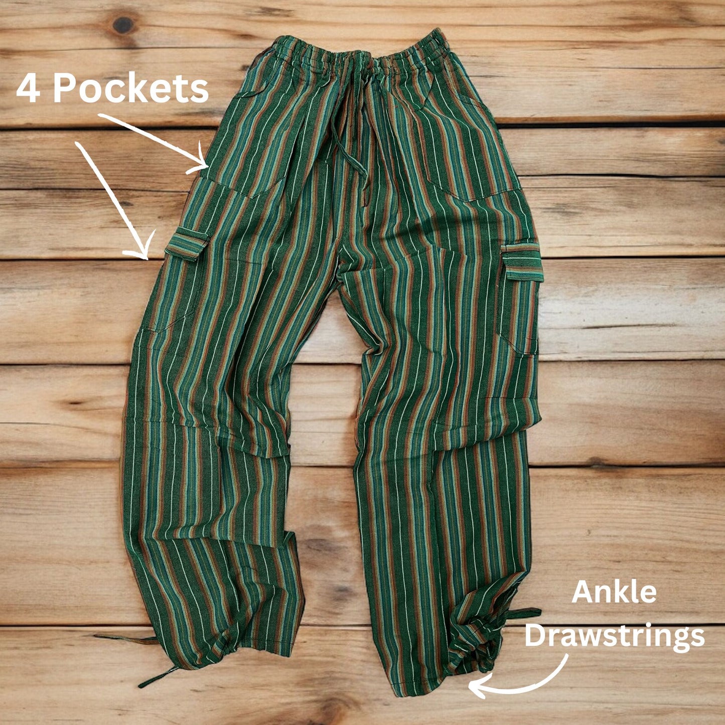 Harem Boho Comfy Pants- unisex - Size XL.
