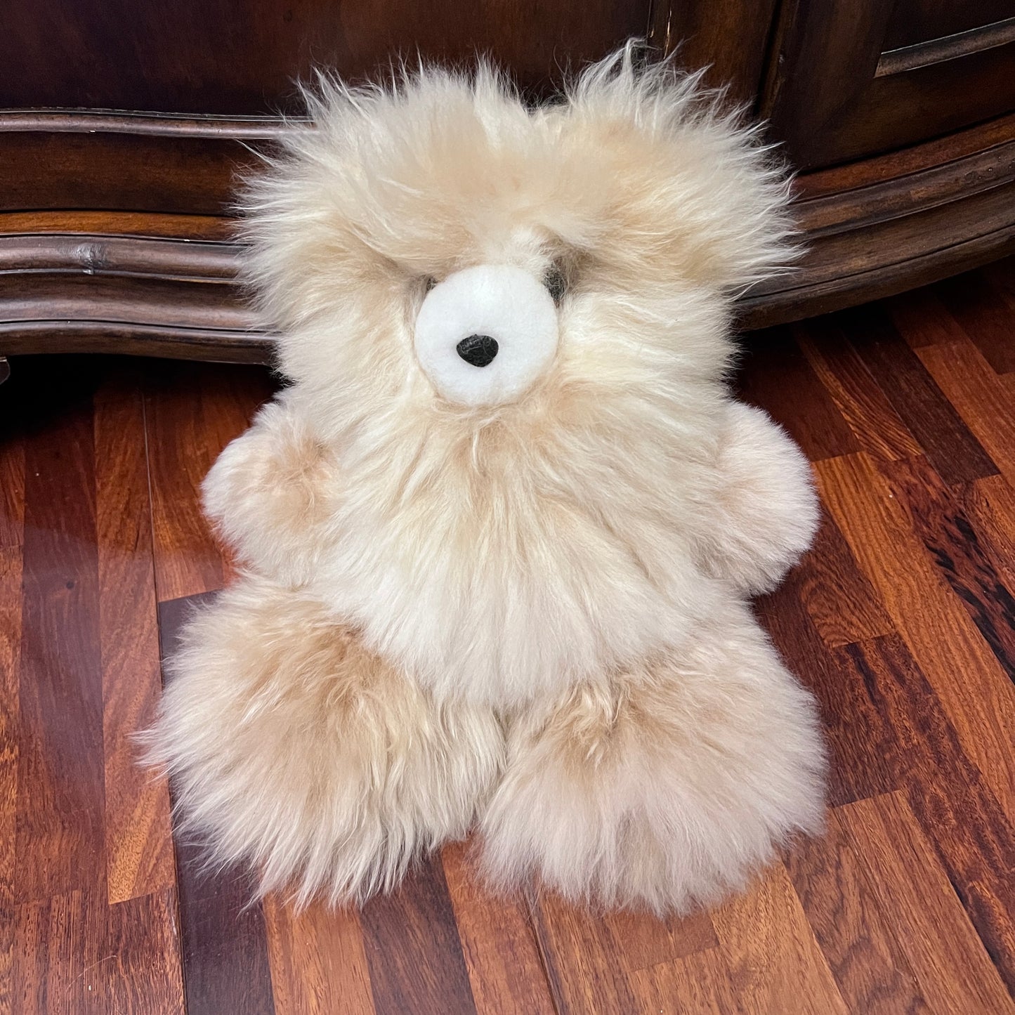 Handmade baby Alpaca fur bear