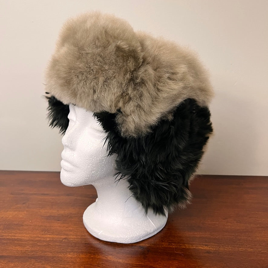 Luxury Peruvian Alpaca Fur Trapper Hat.