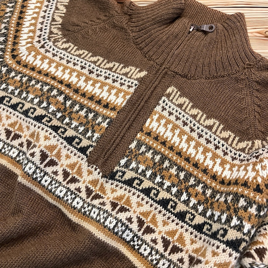 Quarter Zip ALPACA CUSCO Sweater.