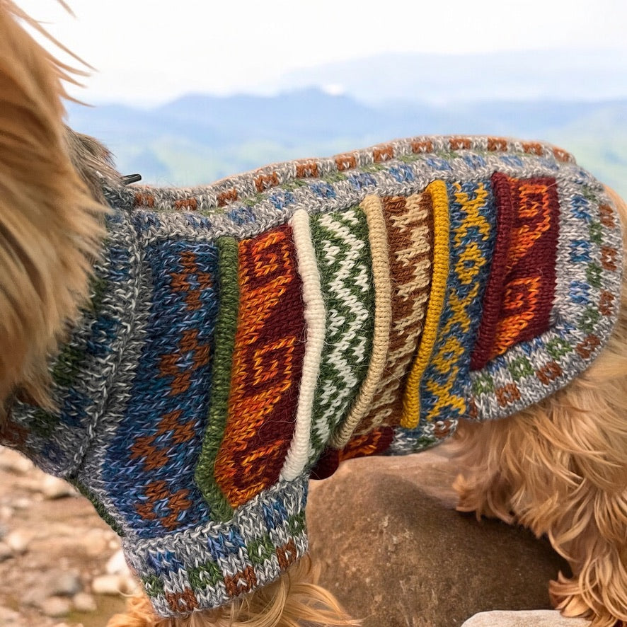 CUSCO style dog sweater