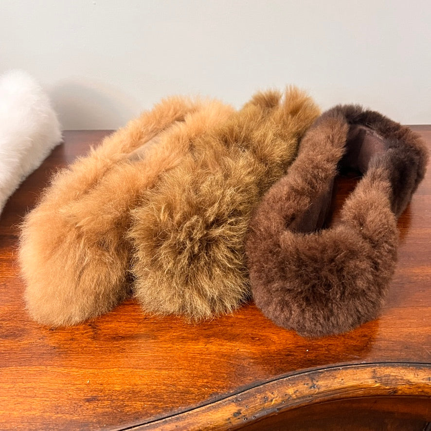Baby Alpaca Fur Earwarmer and Neck Warmer