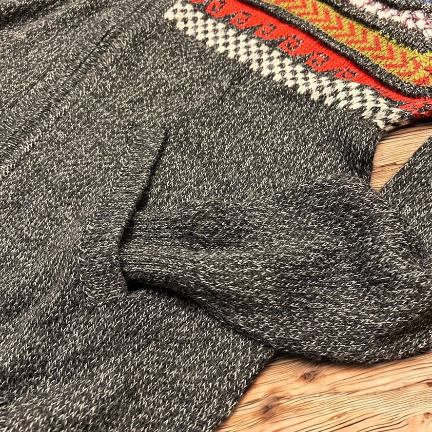 CUSCO ZIP UP STYLE ALPACA SWEATER (UNISEX)