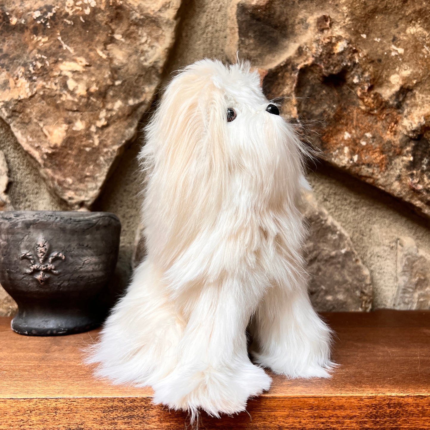 Medium Alpaca Fur Dog