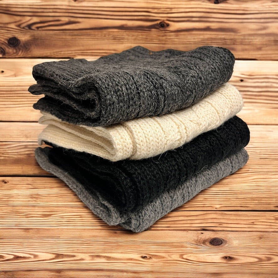 Luxury Alpaca TRENZA Scarves.