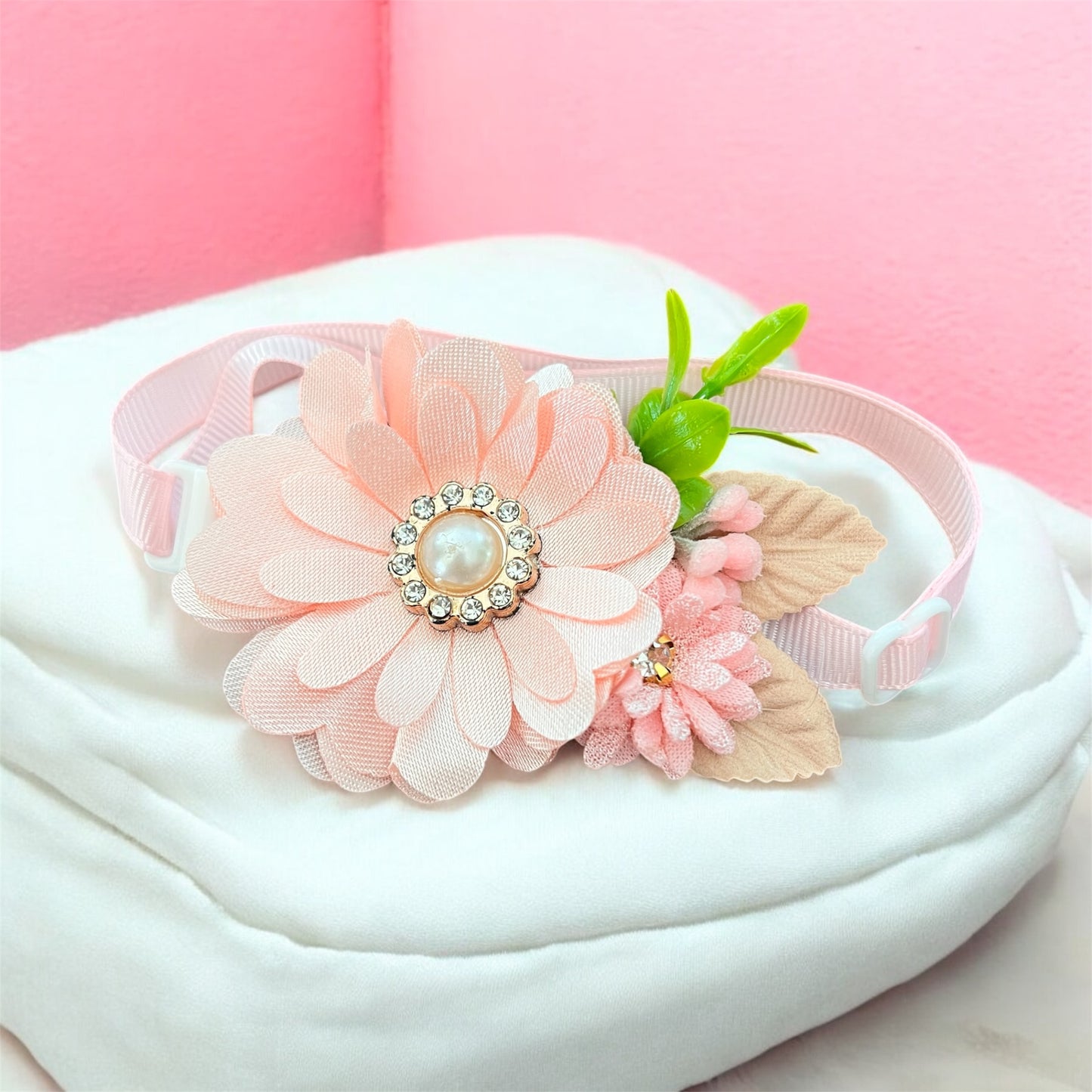 dog bow flower inspired for little dogs like yorkies from 4 lbs to 20 lbs