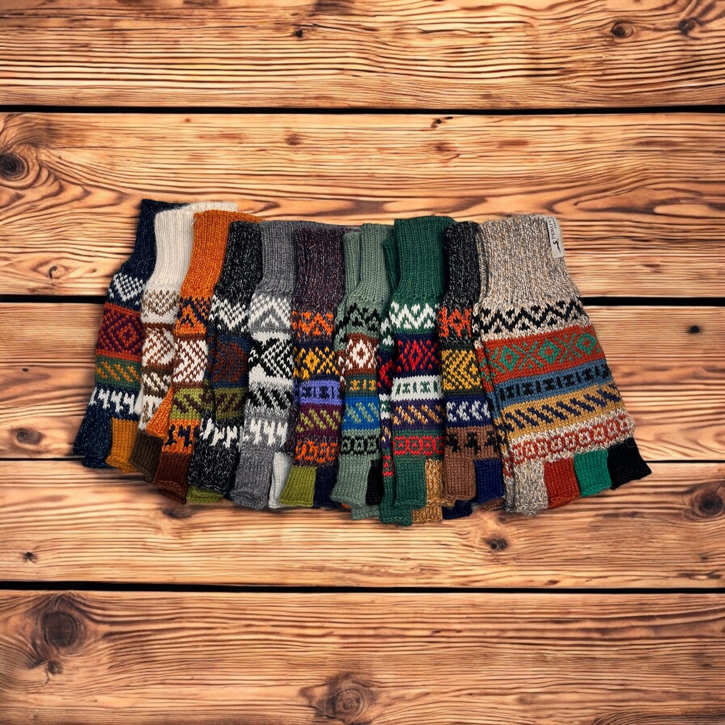 Alpaca Fingerless gloves. Unisex. (multiple colors)
