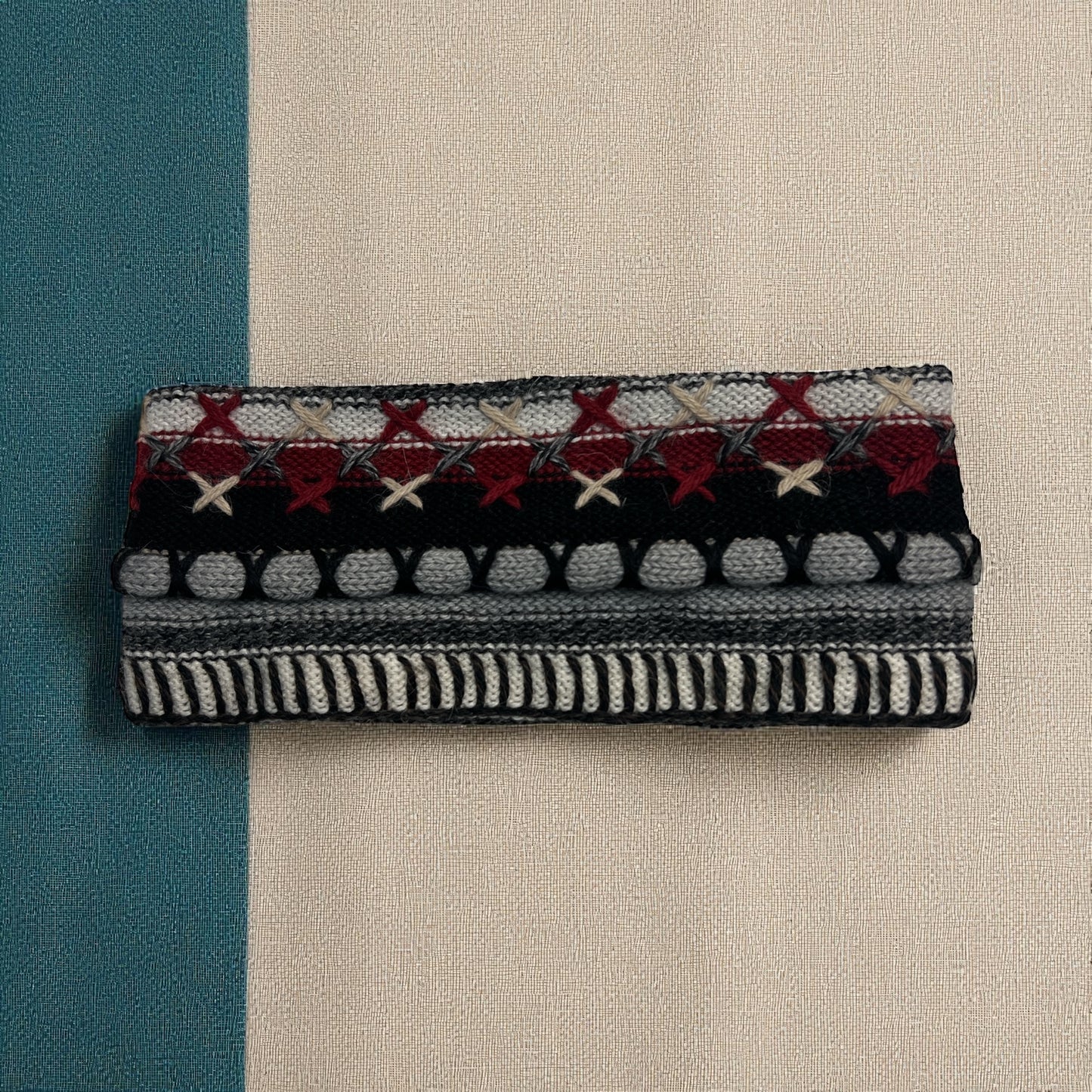 Peruvian Handmade reversible alpaca headbands