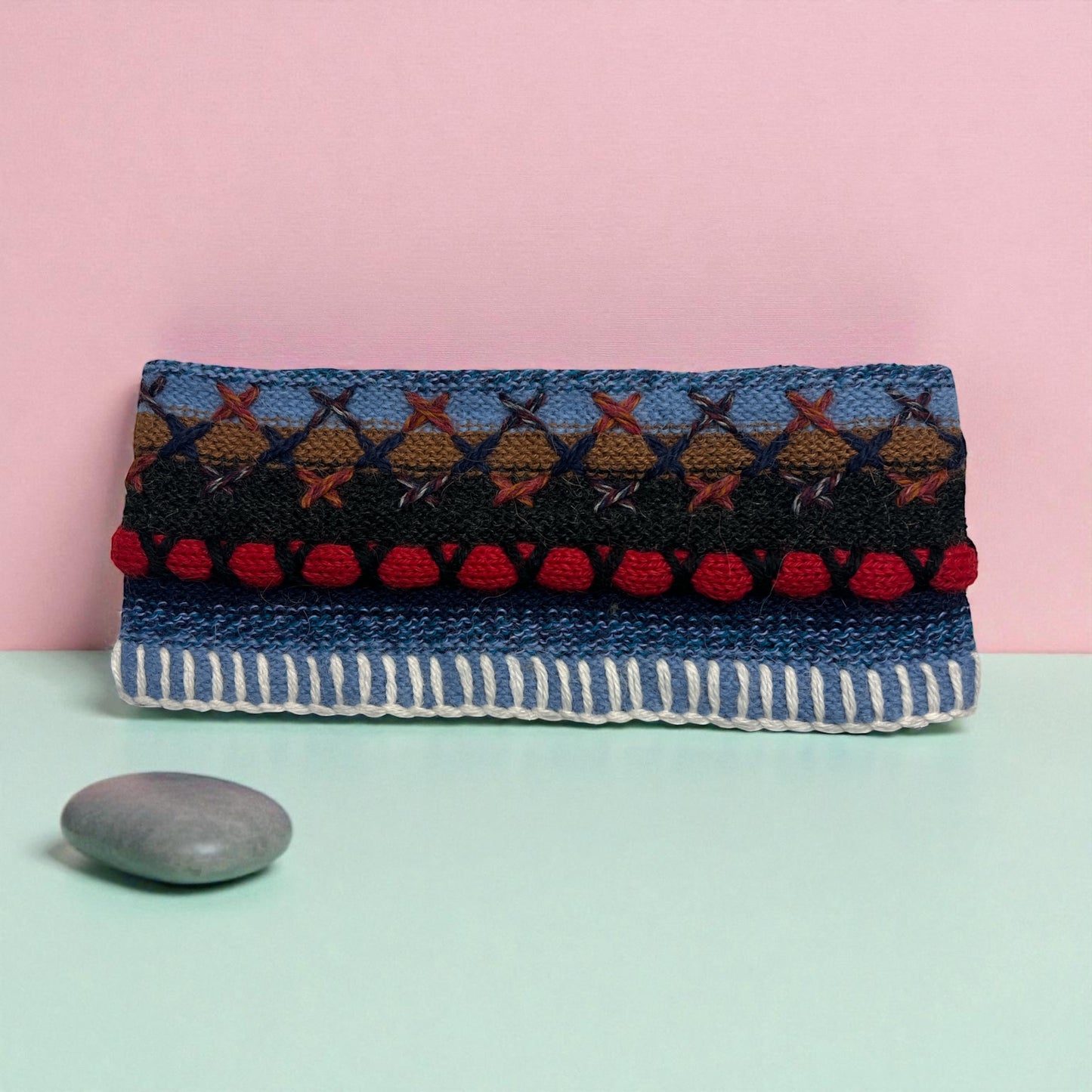 Peruvian Handmade reversible alpaca headbands