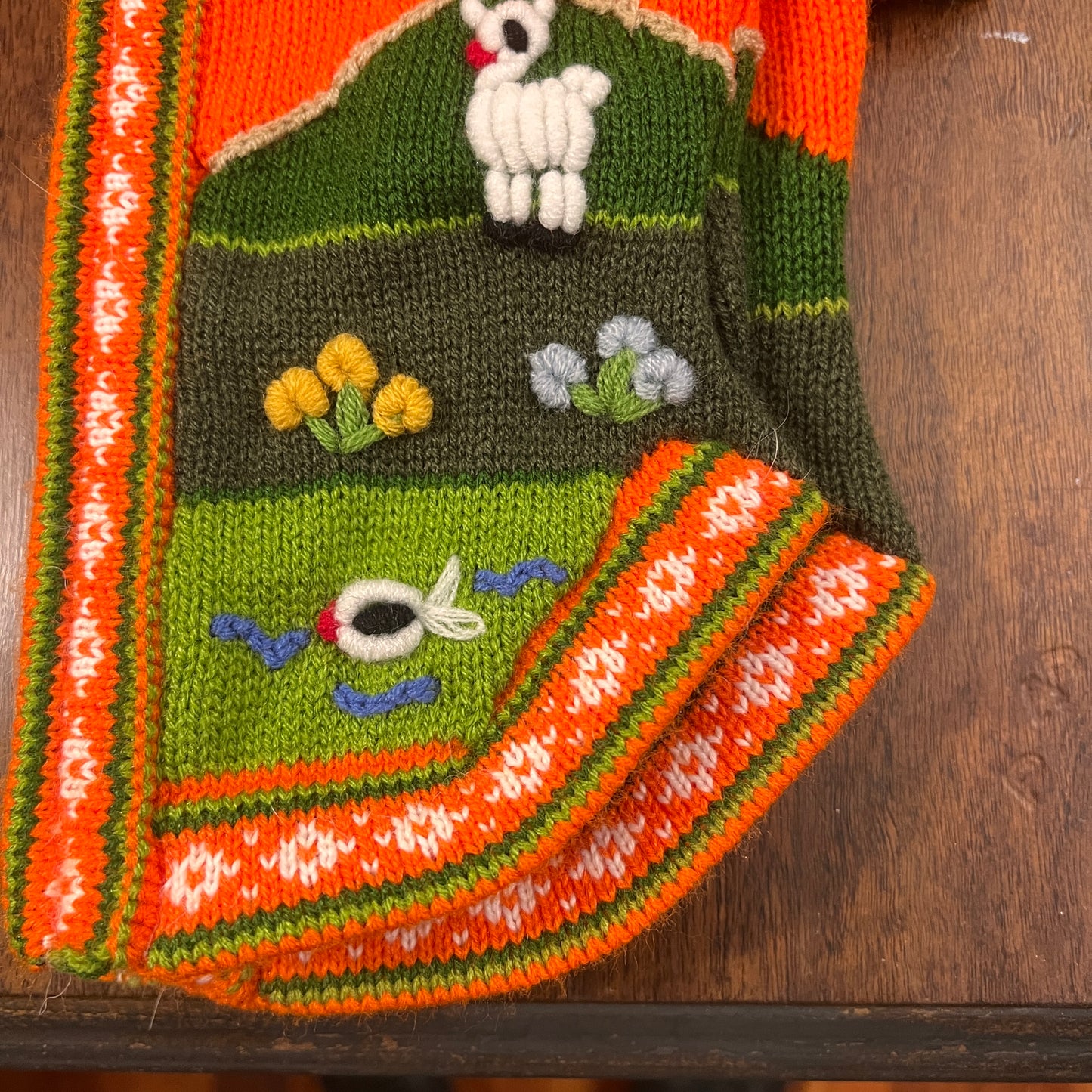 PUMPKIN SPICE Doggie Sweater Handmade Zip Up The Back Design.