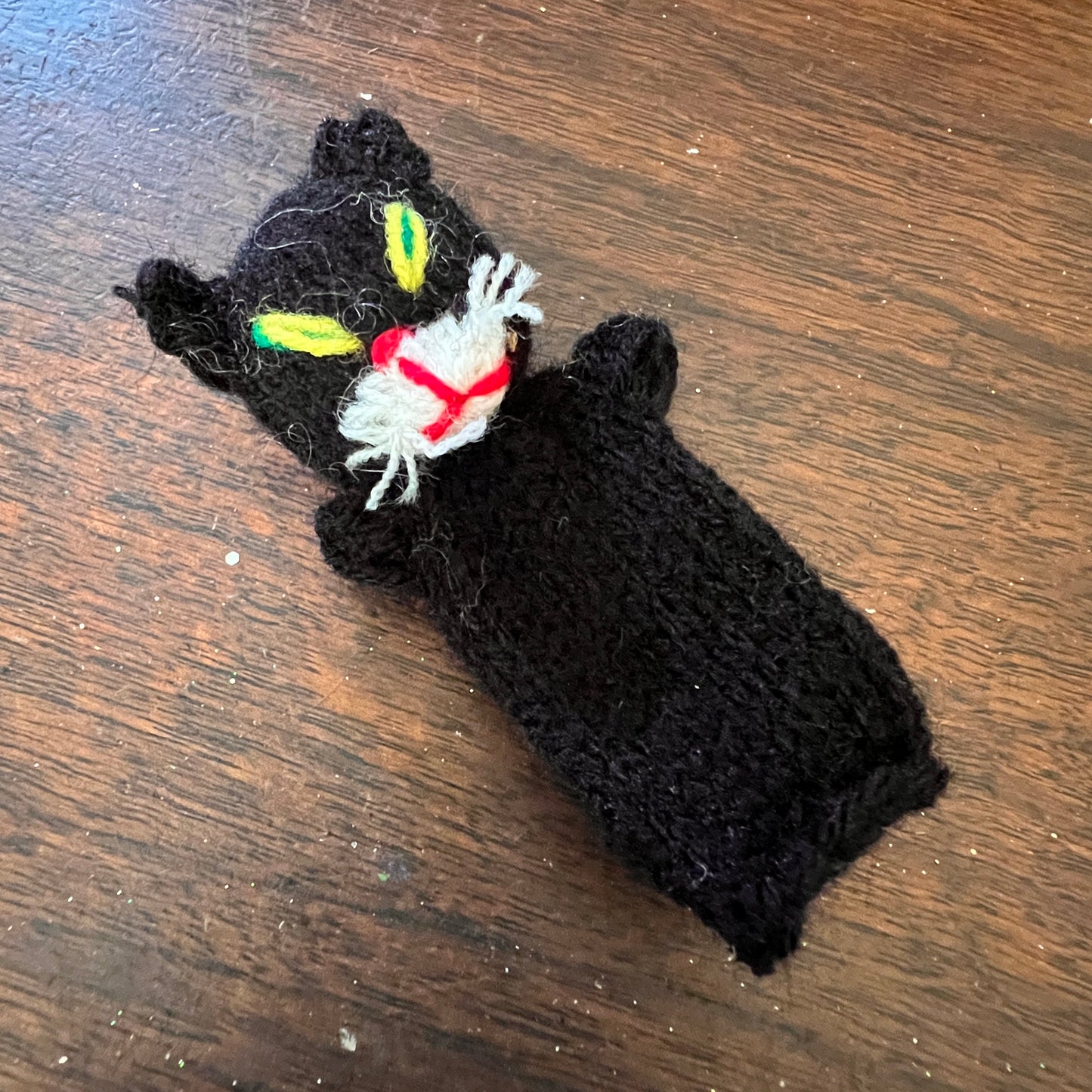 Hand Knit finger puppets