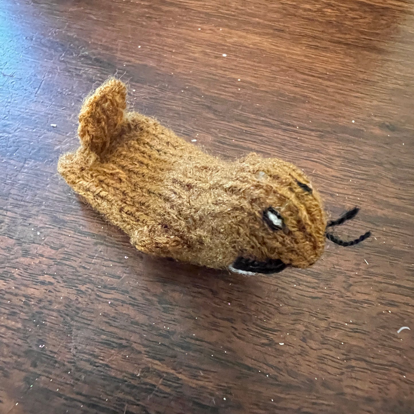Hand Knit finger puppets