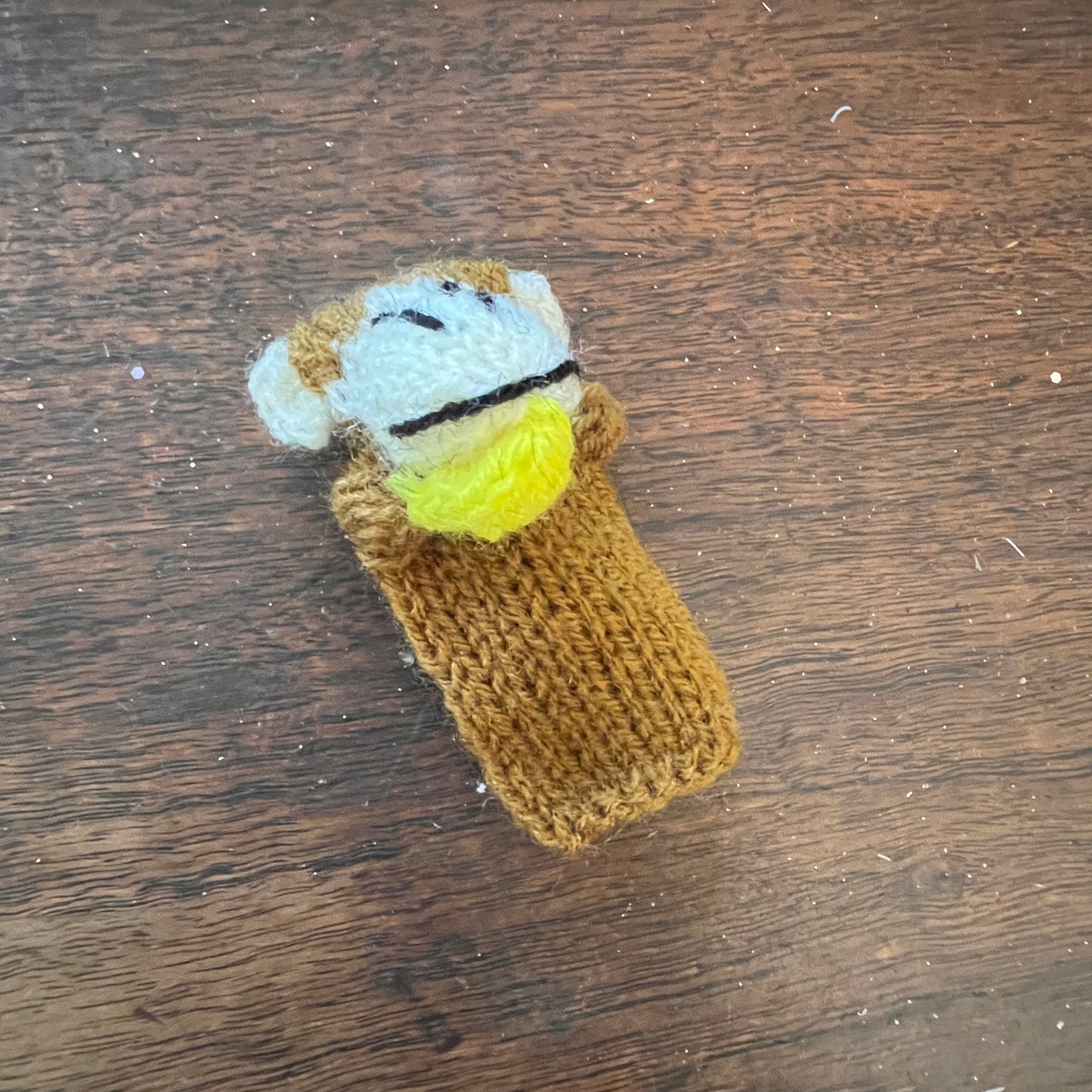 Hand Knit finger puppets