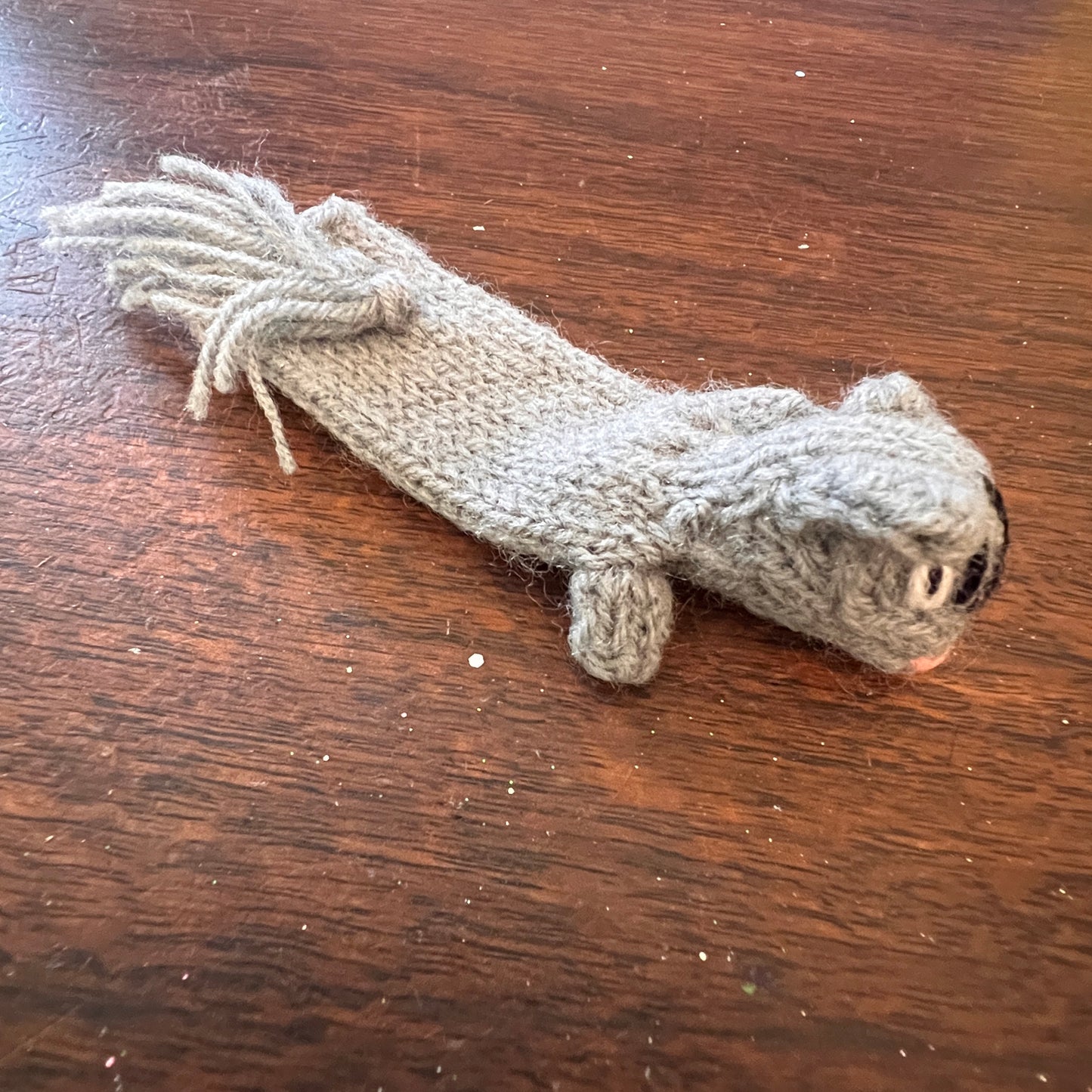 Hand Knit finger puppets
