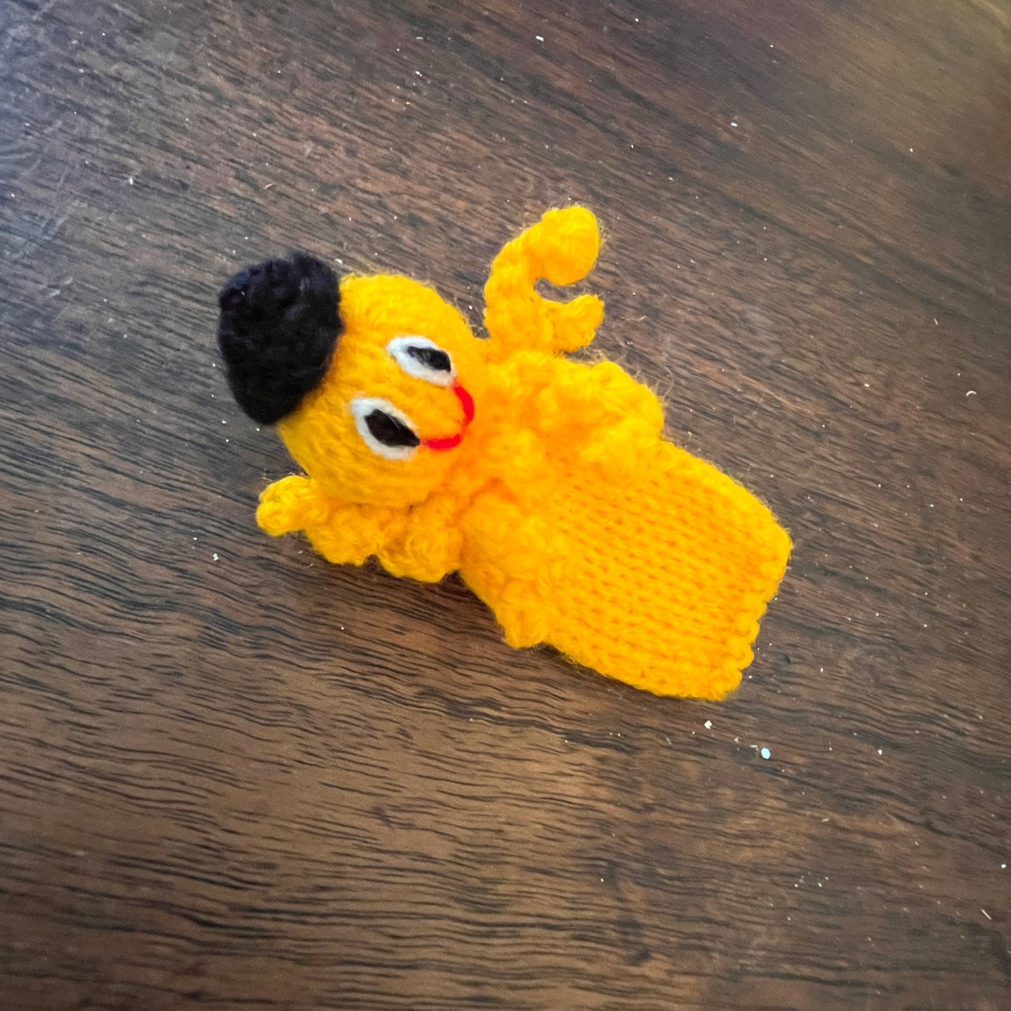Hand Knit finger puppets