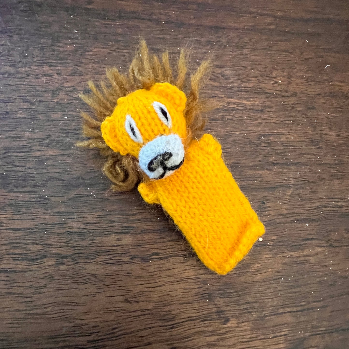 Hand Knit finger puppets