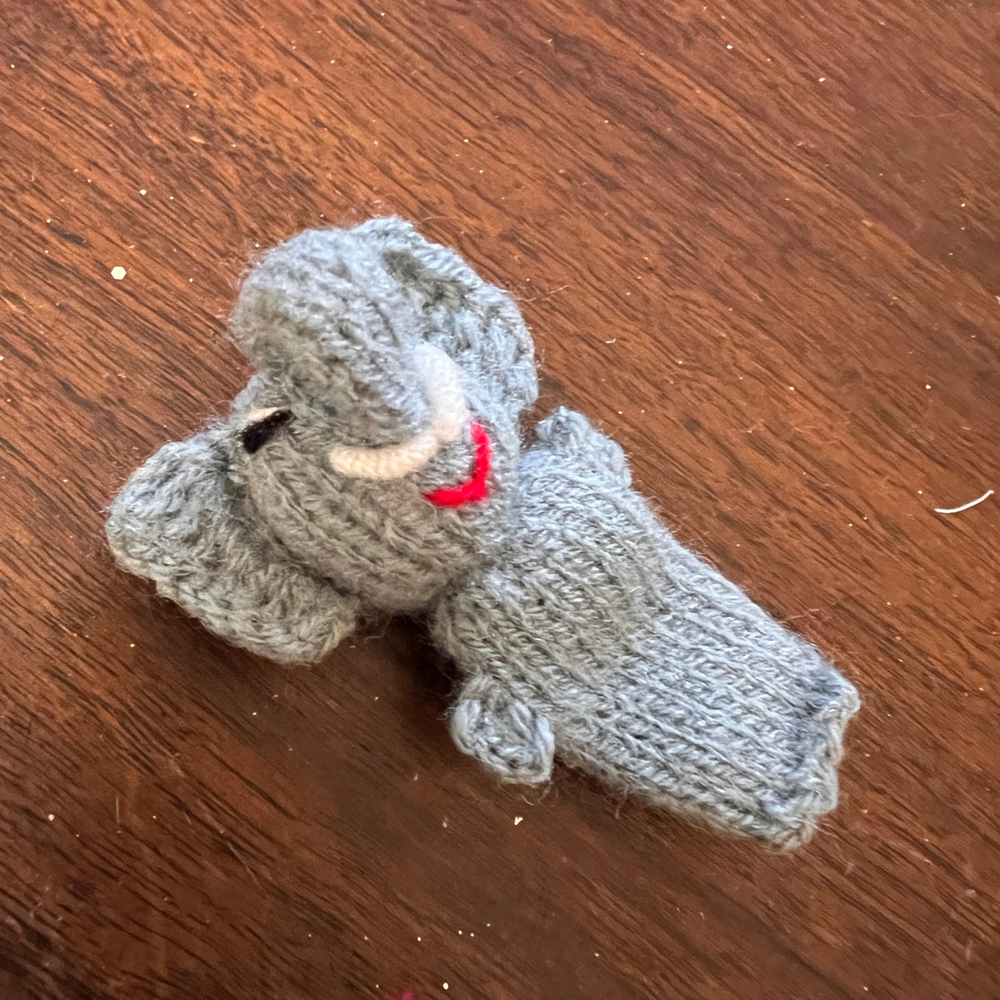 Hand Knit finger puppets
