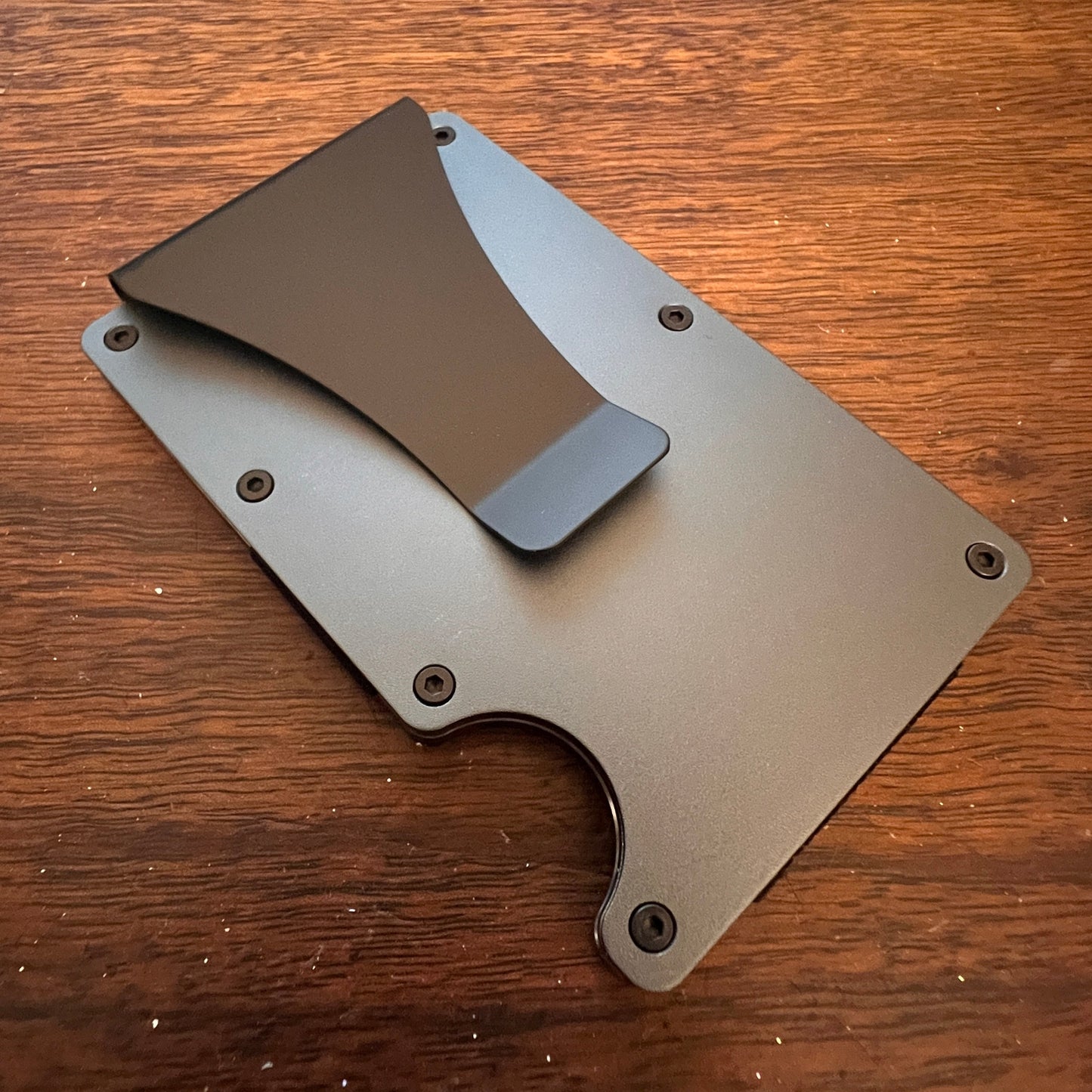 SILVER RFID blocking Slim wallet