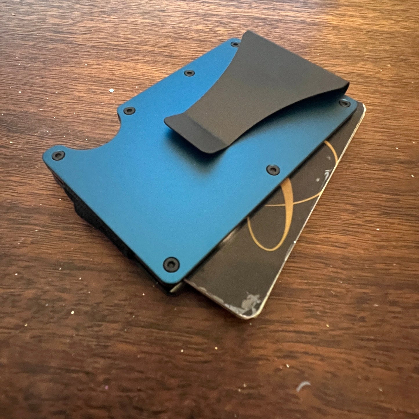 SILVER RFID blocking Slim wallet