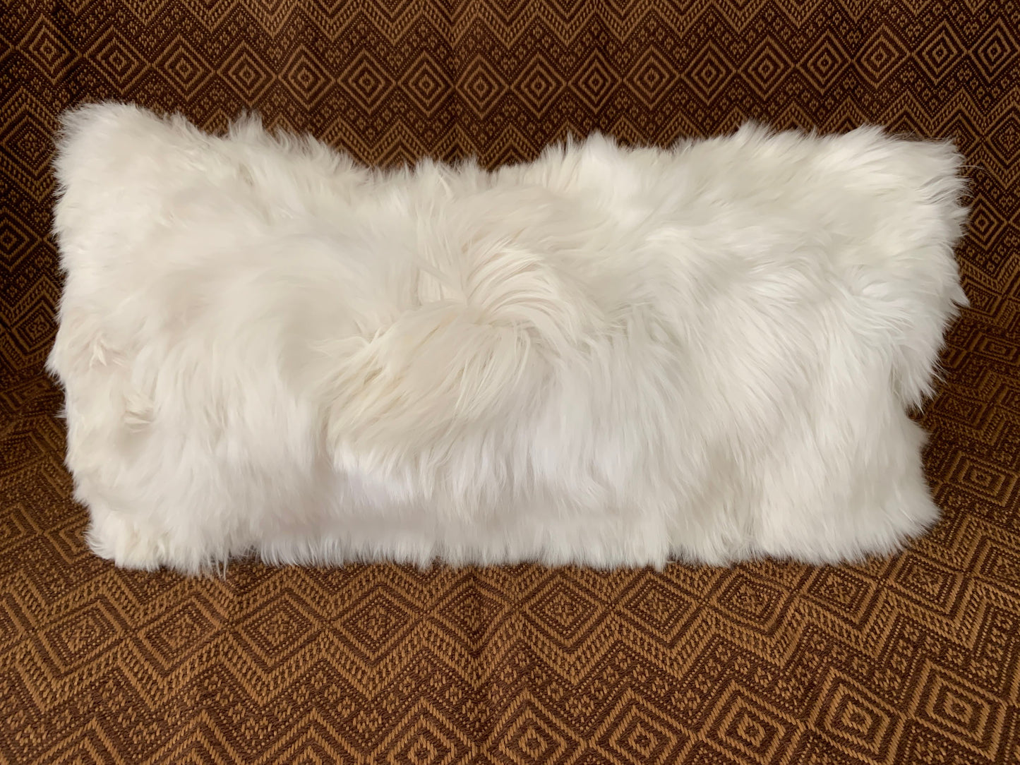 Suri Alpaca fur LUMBAR pillow.
