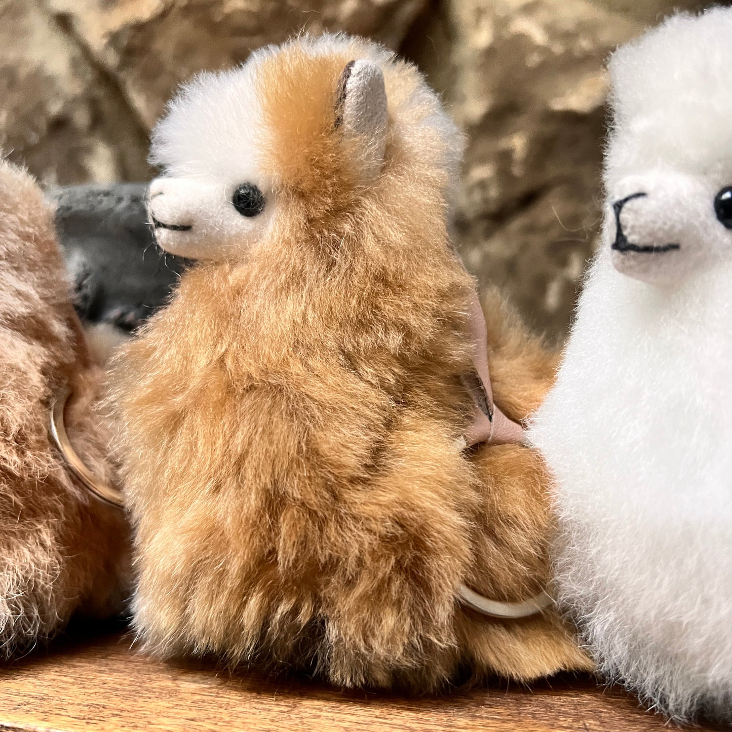 FUR ALPACA ZIPPER CHARM