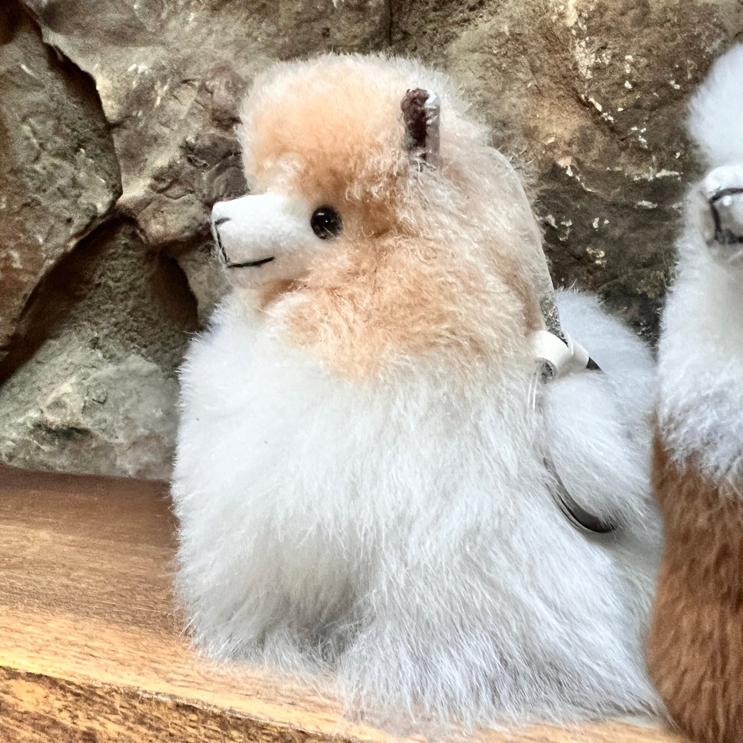 FUR ALPACA ZIPPER CHARM