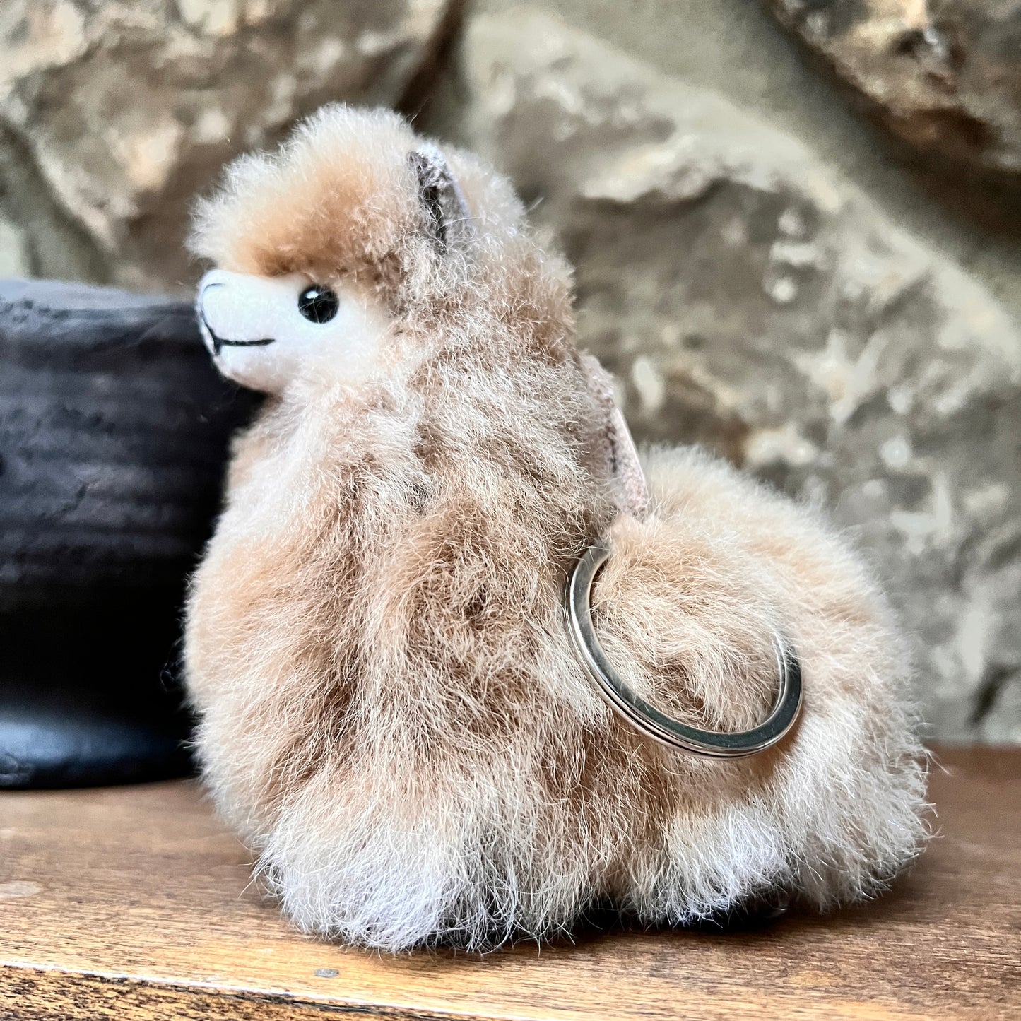 FUR ALPACA ZIPPER CHARM