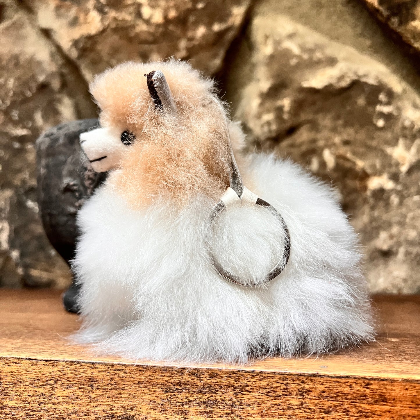 FUR ALPACA ZIPPER CHARM